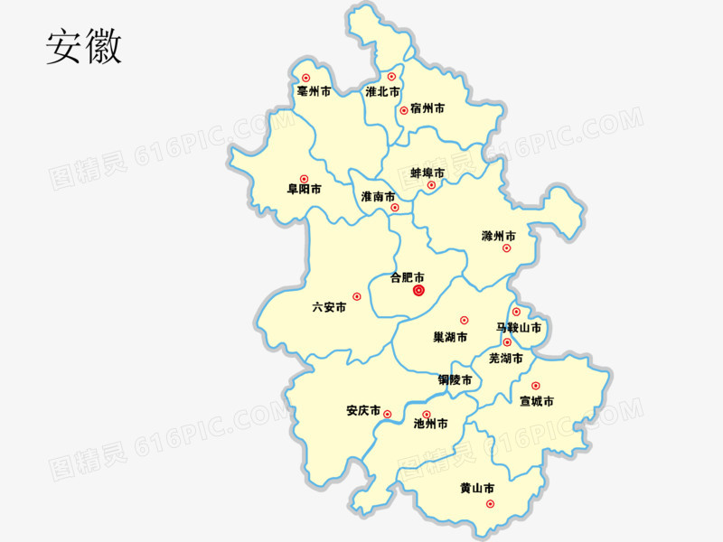 安徽地理探秘，最新地图揭示江淮大地的奥秘